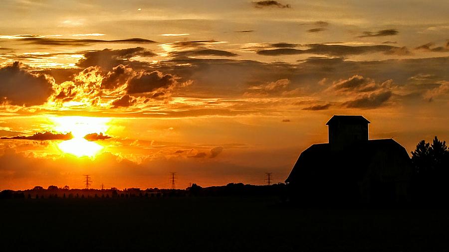 Old Family Barn At Sunset Photograph By Judith Asmus Hill