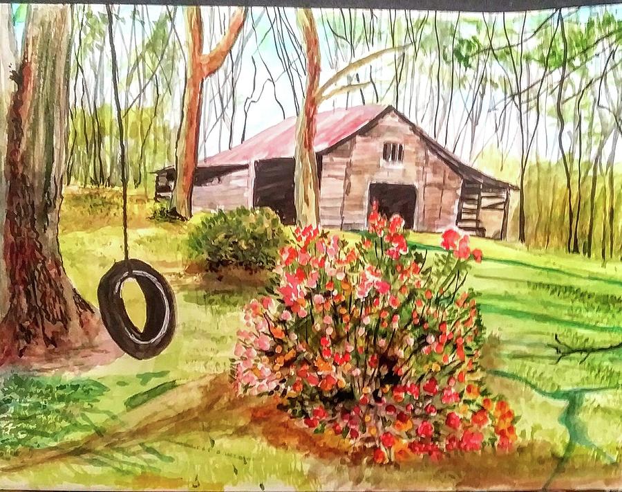 Old Family Barn Painting by Mike Benton
