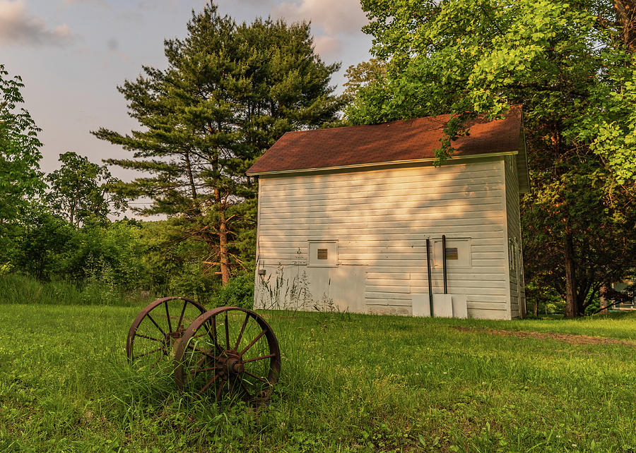 Landscape Photography - Wood Barn Photograph by Amelia Pearn