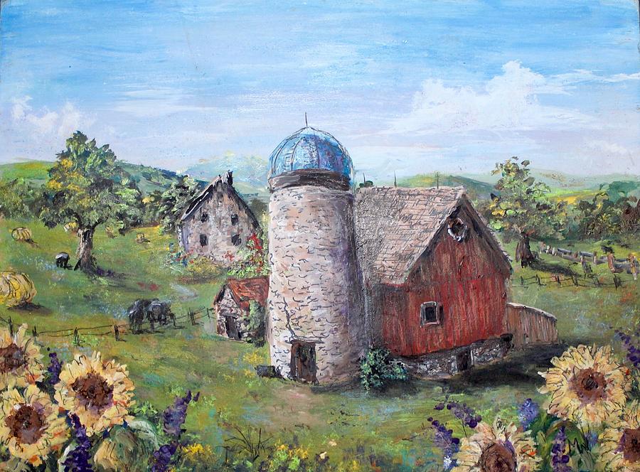Old farm Painting by Megan Walsh