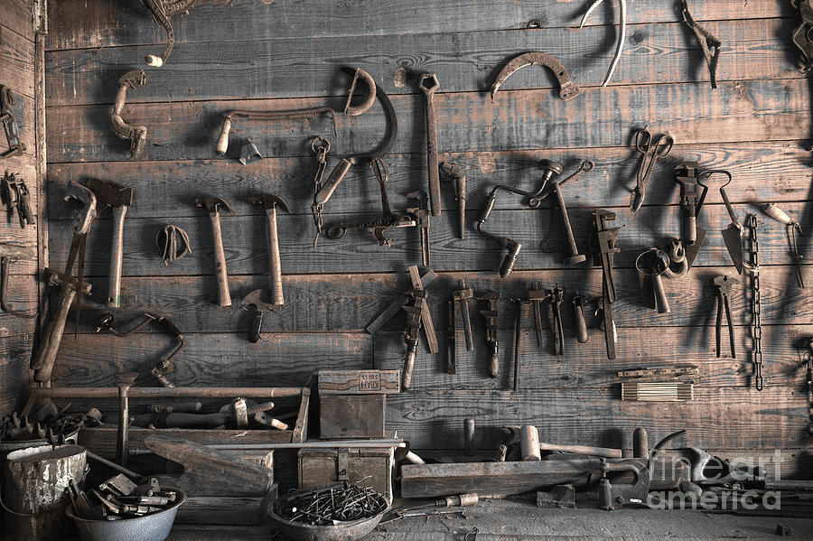 old farm tools