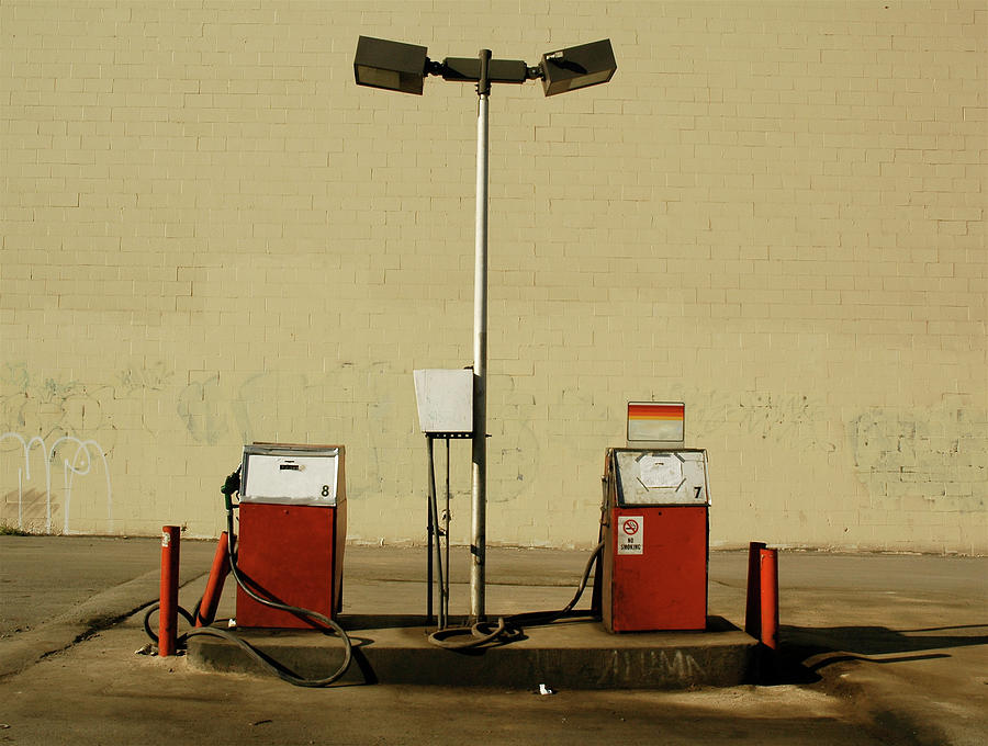 Old-fashioned Red Gas Pumps Photograph by Photo By Christopher Hall