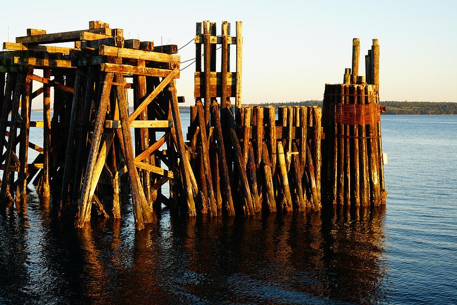 Old Ferry Pier Photograph by Rob Johnston