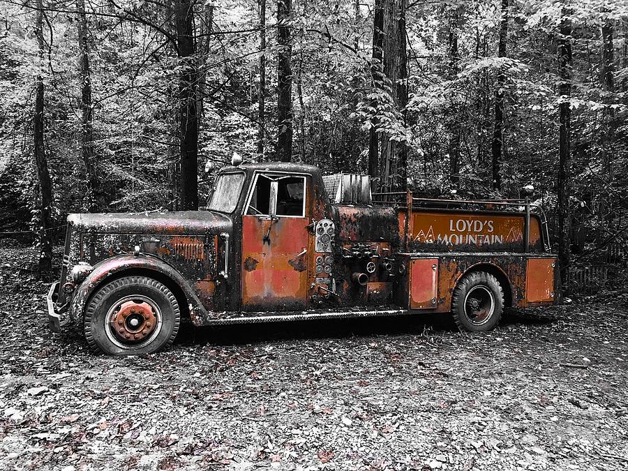 Old Fire Truck Photograph by Wayne Sivec