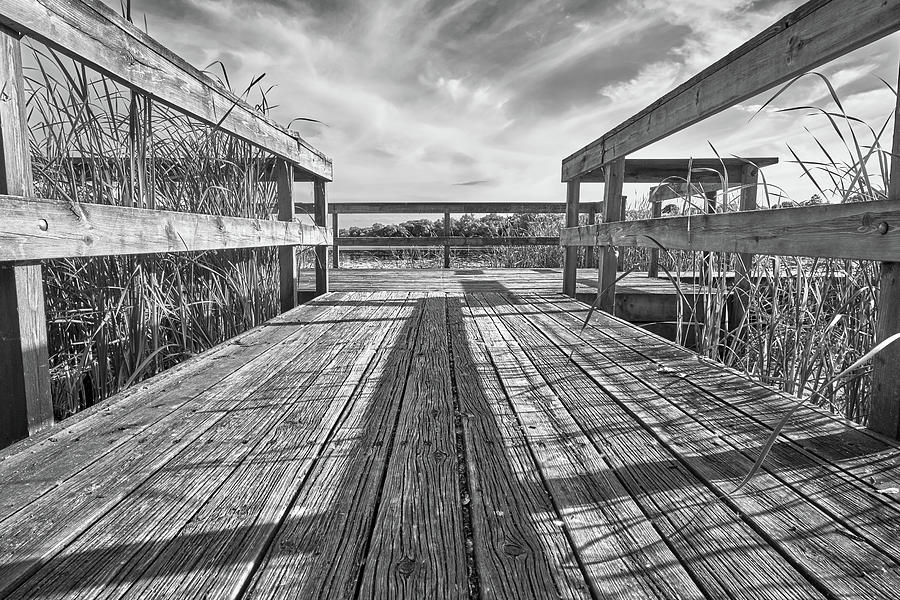 Old Fishing Dock, Minnesota Photograph by Jim Hughes