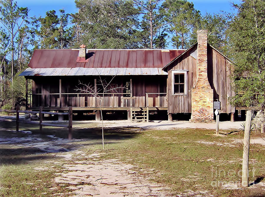 Old Florida Cracker Home Photograph by D Hackett