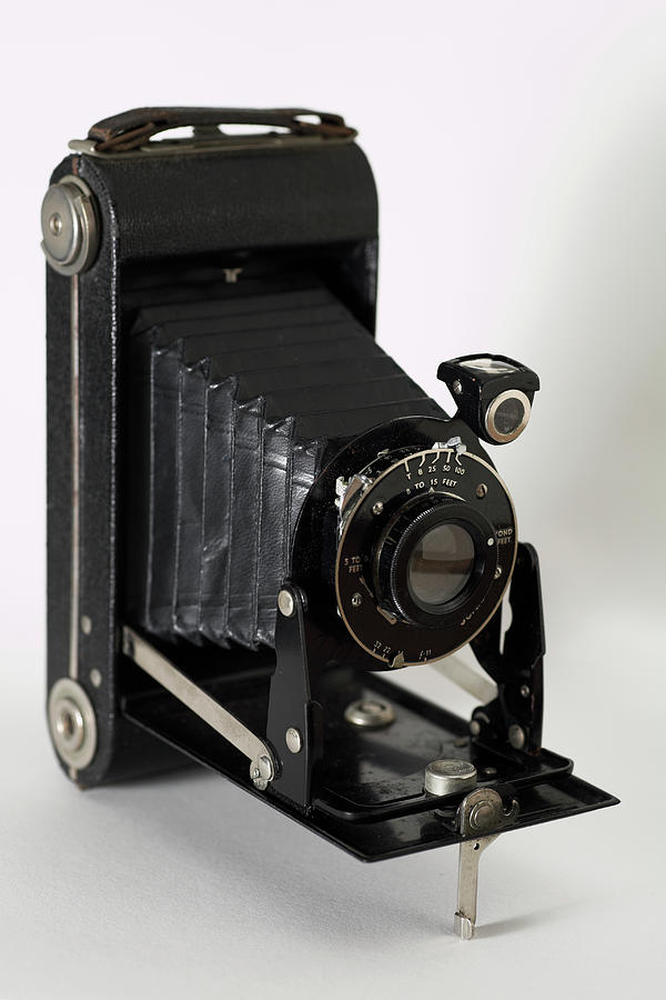 Old Folding Vest Pocket Film Camera Photograph by Anthony Collins