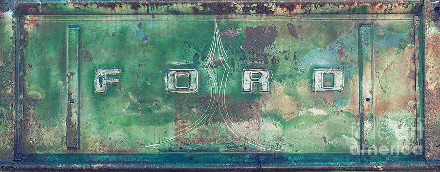 Old Ford Rusty Tailgate Photograph