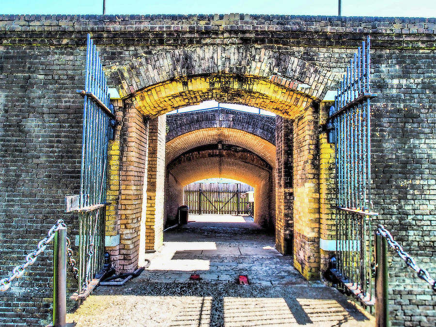 Old Fort Gaines Entrance Photograph by James C Richardson