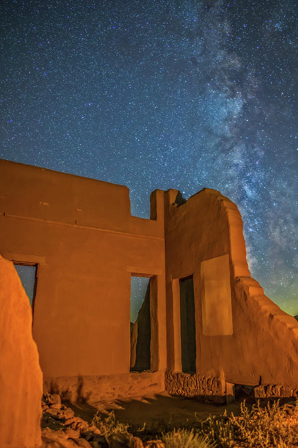 Old Fort Ruins at Night Photograph by Marc Crumpler