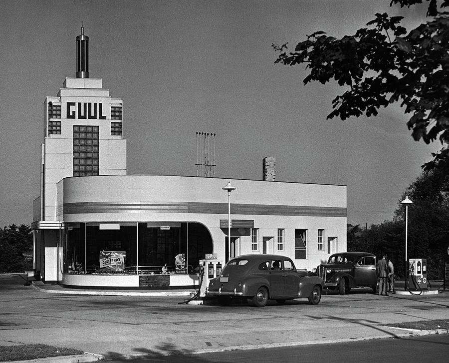 Old Gasoline Station Photograph by George Marks