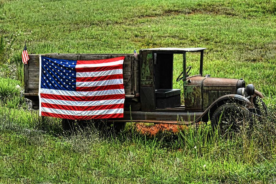 Old Glory 2 Photograph by Vic Montgomery