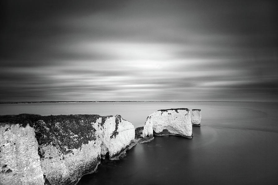 Old Harry Rocks Photograph by Chris Conway