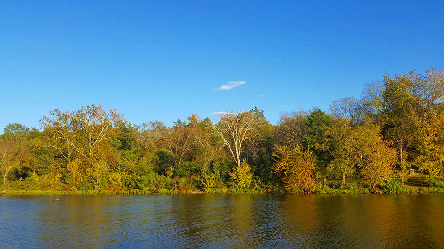 Old Hickory Lake During The Fall Photograph