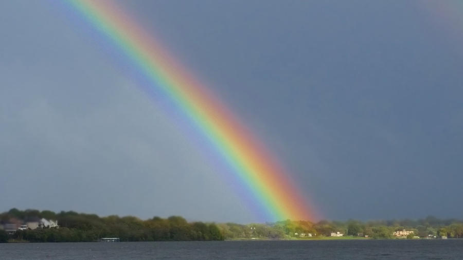 Old Hickory Lake Rainbow 2019 Photograph by Ally White
