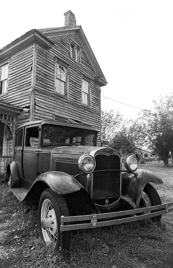 Old House And Ford Model A Photograph by Craig Brewer