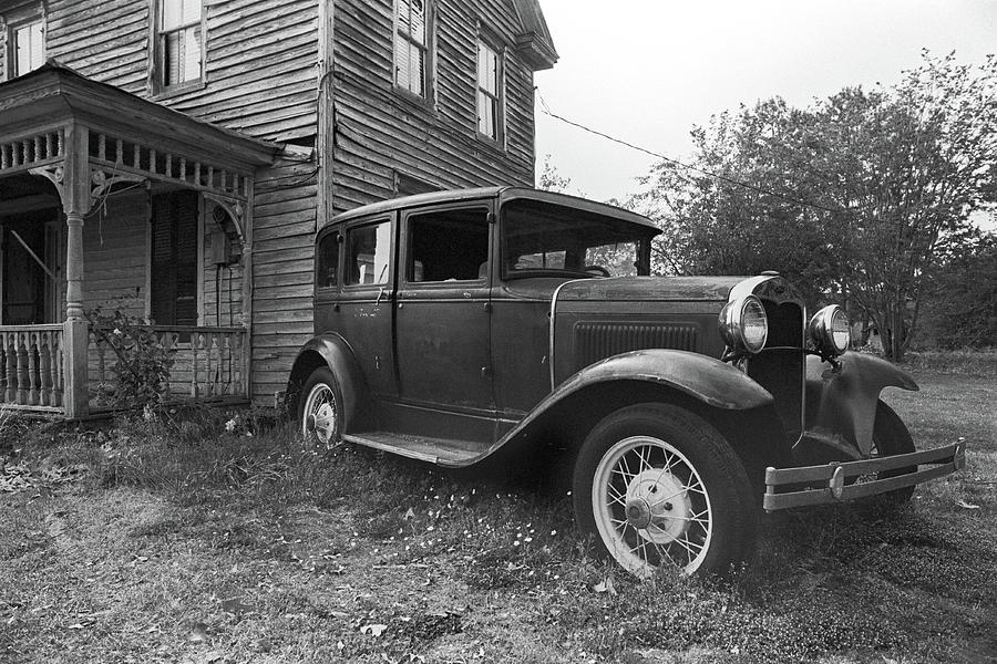 Old House And Vintage Ford Model A Photograph by Craig Brewer