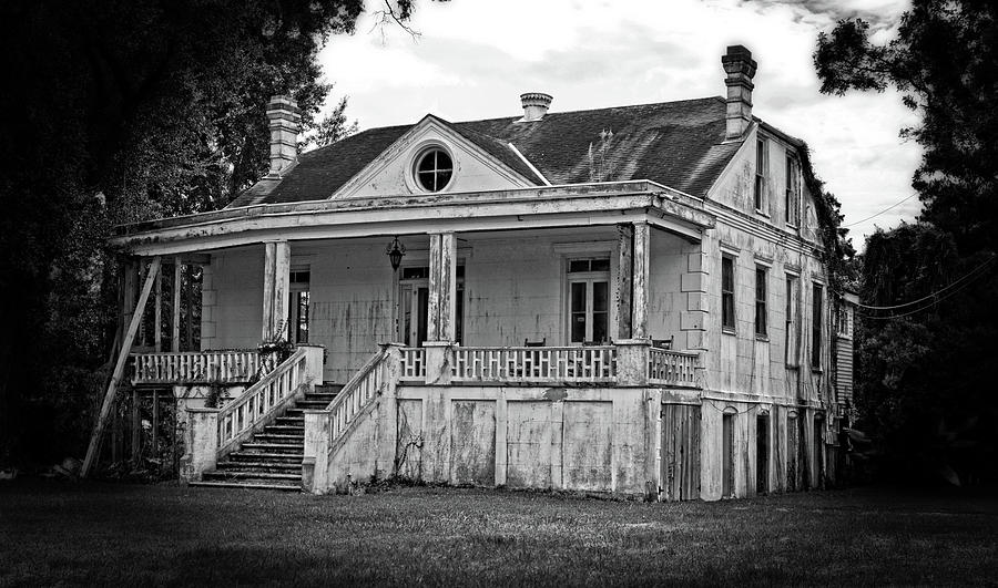 Old house Black and White Photograph by Maggy Marsh