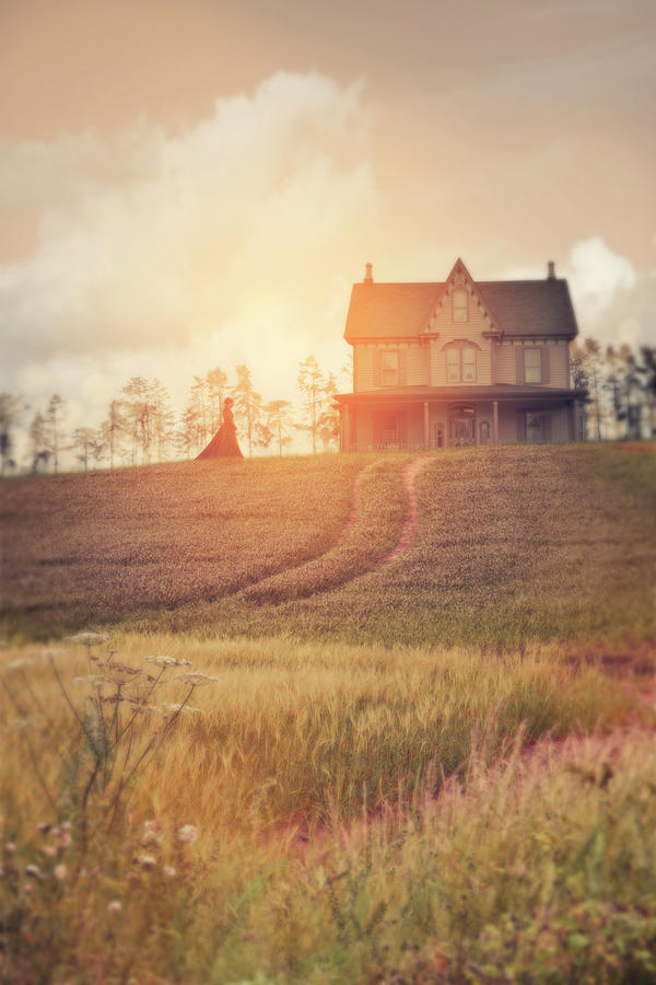 Old house on a hill with a long path Photograph by Ethiriel Photography