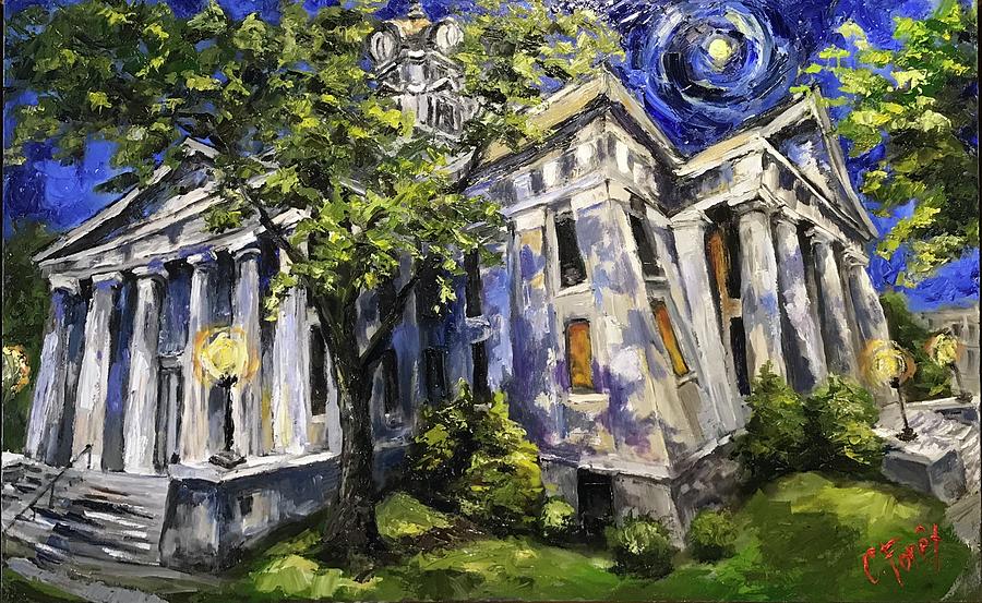 Huntsville Painting - Old Huntsville Courthouse by Carole Foret