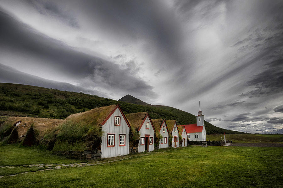 Architecture Photograph - Old Icelandic Rectory by orsteinn H. Ingibergsson