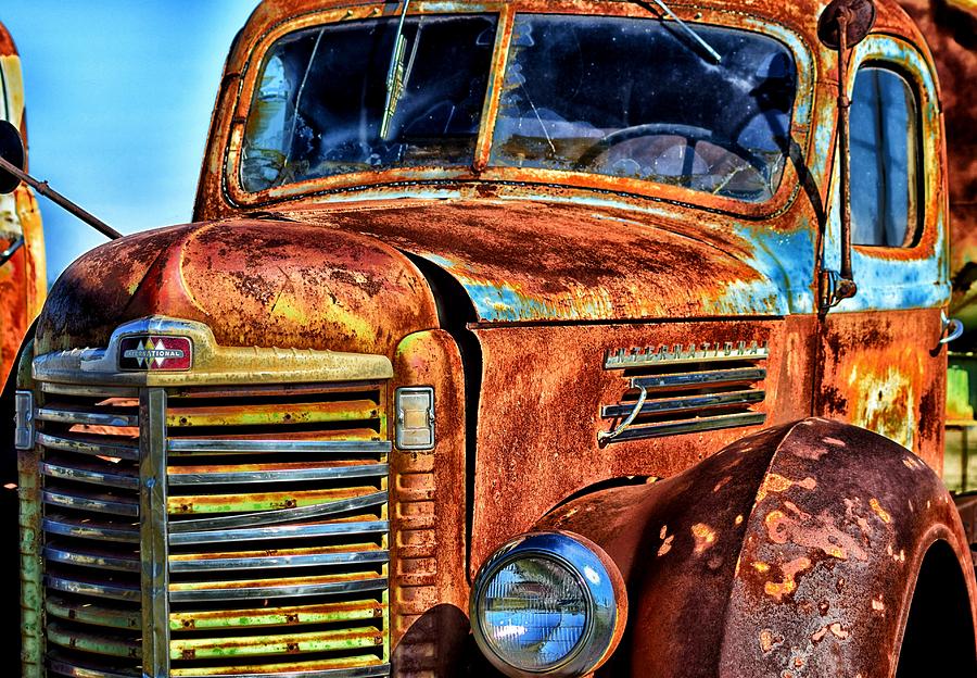 Old International Truck In A Small Town In Texas Photograph by Keith ...