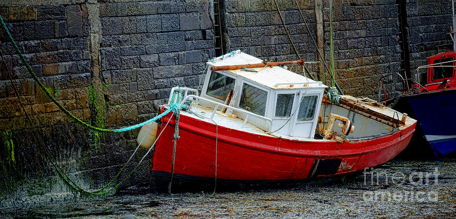 Old Irish Fishing Boat Photograph by Olivier Le Queinec