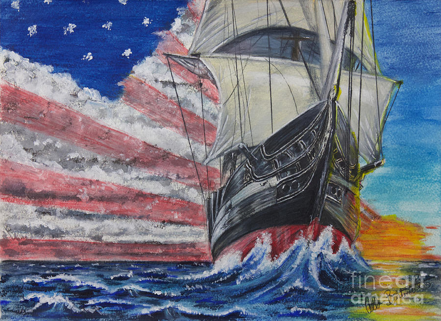 old ironsides painting