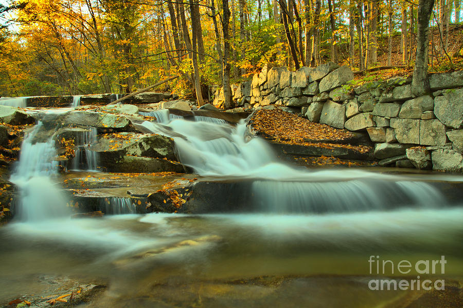 Old Jelly Mill Falls Vermont Photograph by Adam Jewell