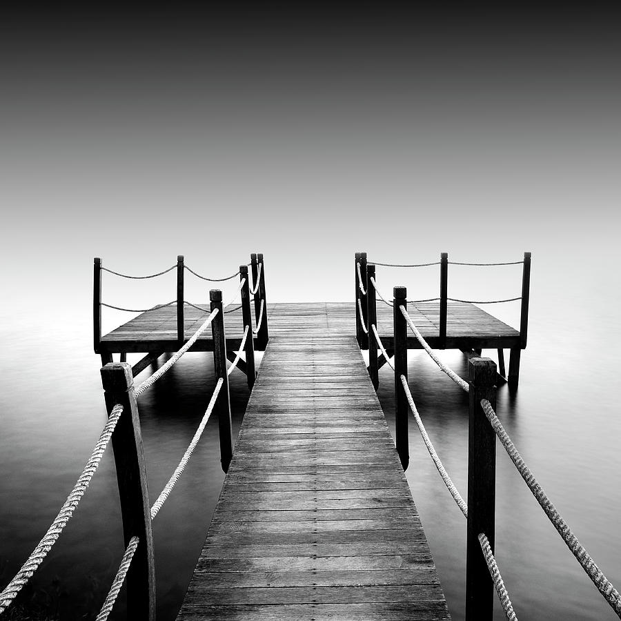 Old Jetty With Infinity Horizon In Photograph by Nazarudin Wijee