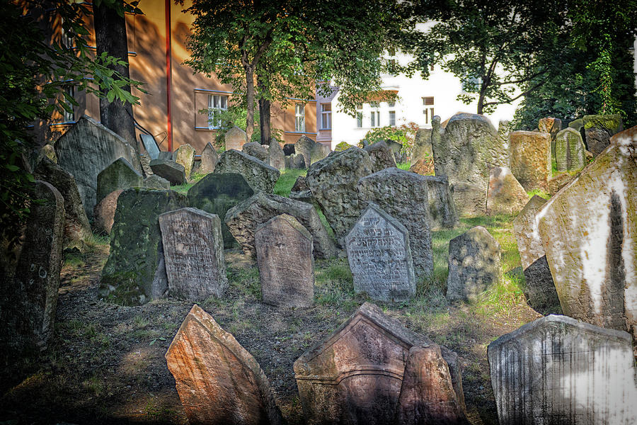 Old Jewish Cemetery in Prague Photograph by Vivida Photo PC