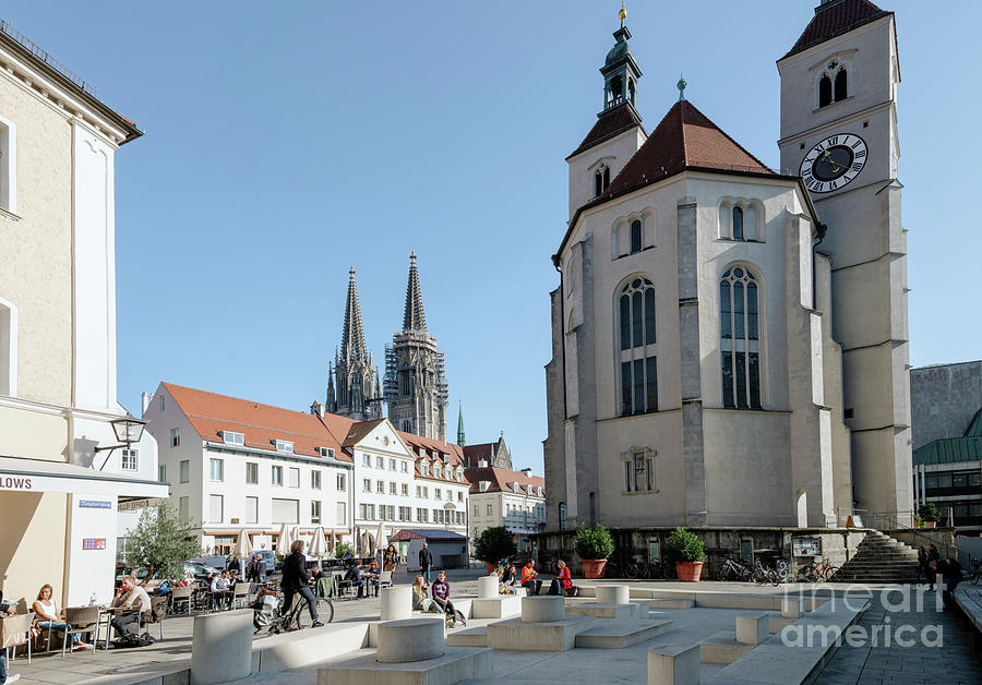 Old Jewish Quarter Of Regensburg Photograph