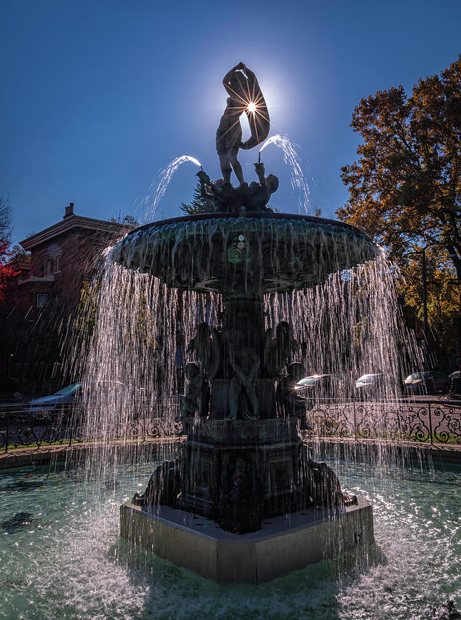 Old Louisville Fountain Photograph