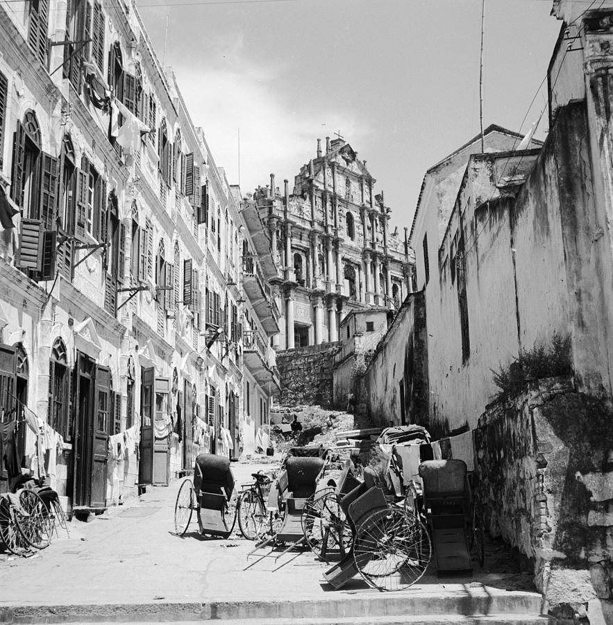 Old Macao Photograph by Three Lions Old Macao Photograph by Three Lions