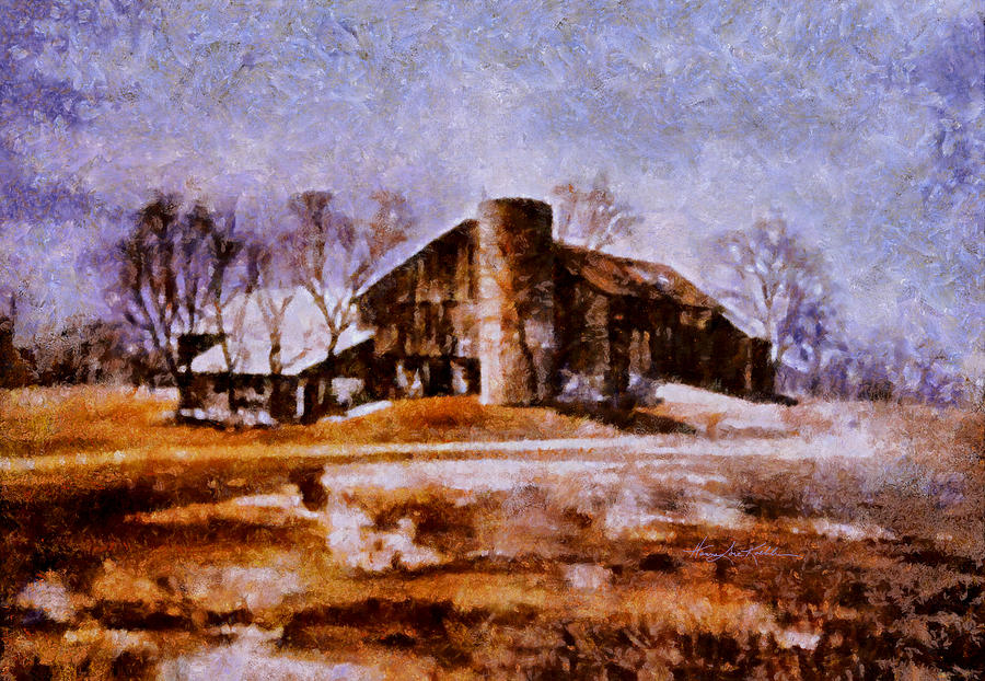 Old Man Clemens Barn Painting