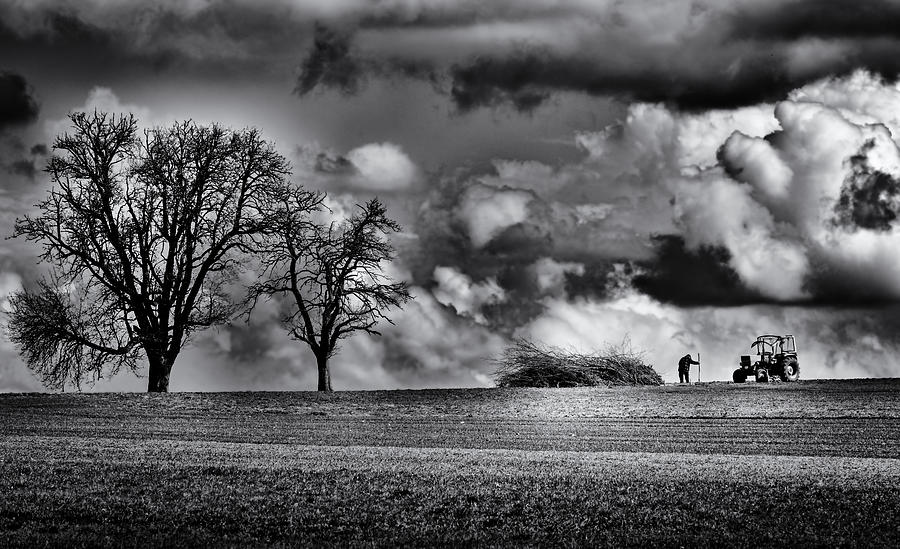 Tractor Photograph - Old Man Look At My Life by Jürgen Hartlieb Tractor Photograph - Old Man Look At My Life by Jürgen Hartlieb