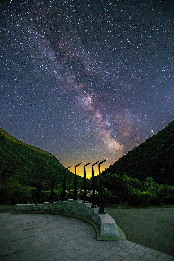 Old Man Milky Way Monument Photograph by White Mountain Images