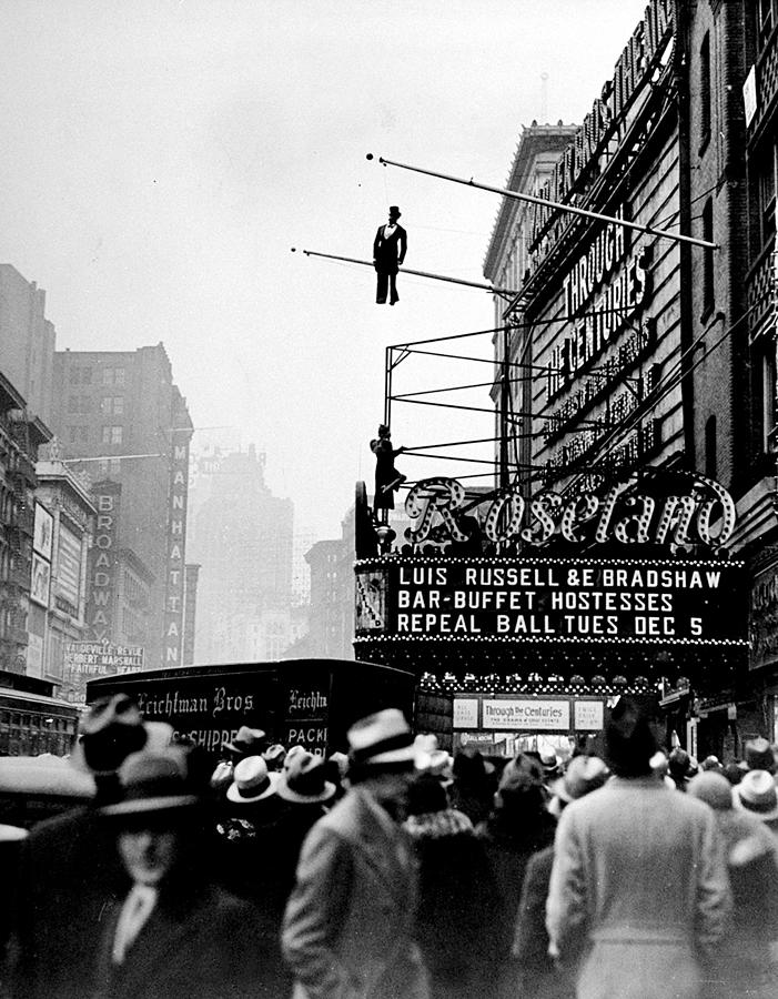 Old Man Prohibition Hangs From A Flag Photograph by New York Daily News Archive
