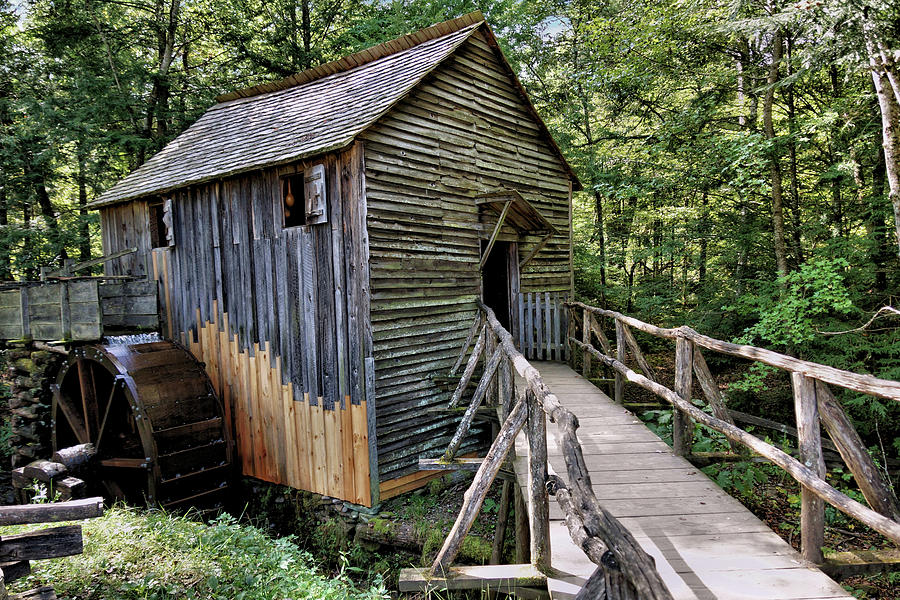 Old Mill At The Cable Farm In Cades Cove 3 Photograph by John Trommer ...