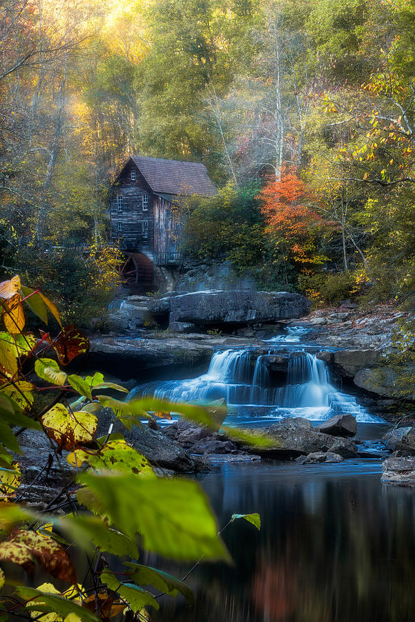 Old Mill Falls Photograph by Ken Liang