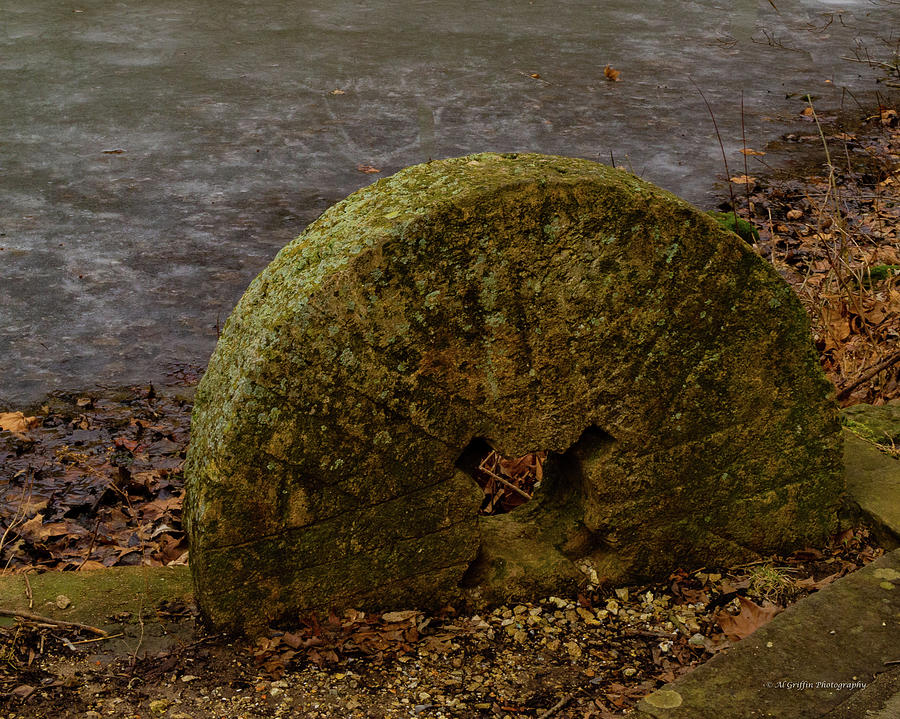 Old Mill Stone Photograph by Al Griffin