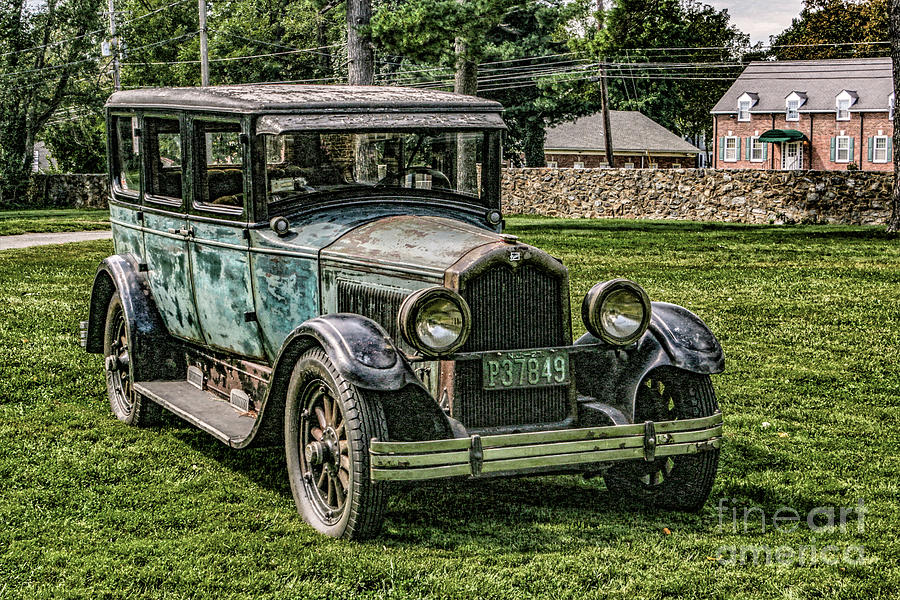 Old Model T in Delaware Photograph by Sandy Moulder