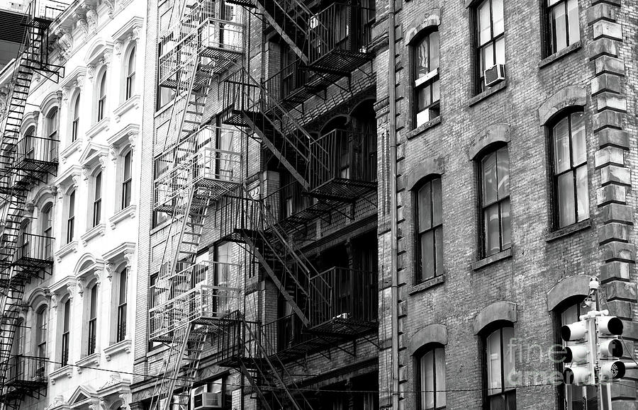 Old New York City Fire Escape Photograph by John Rizzuto