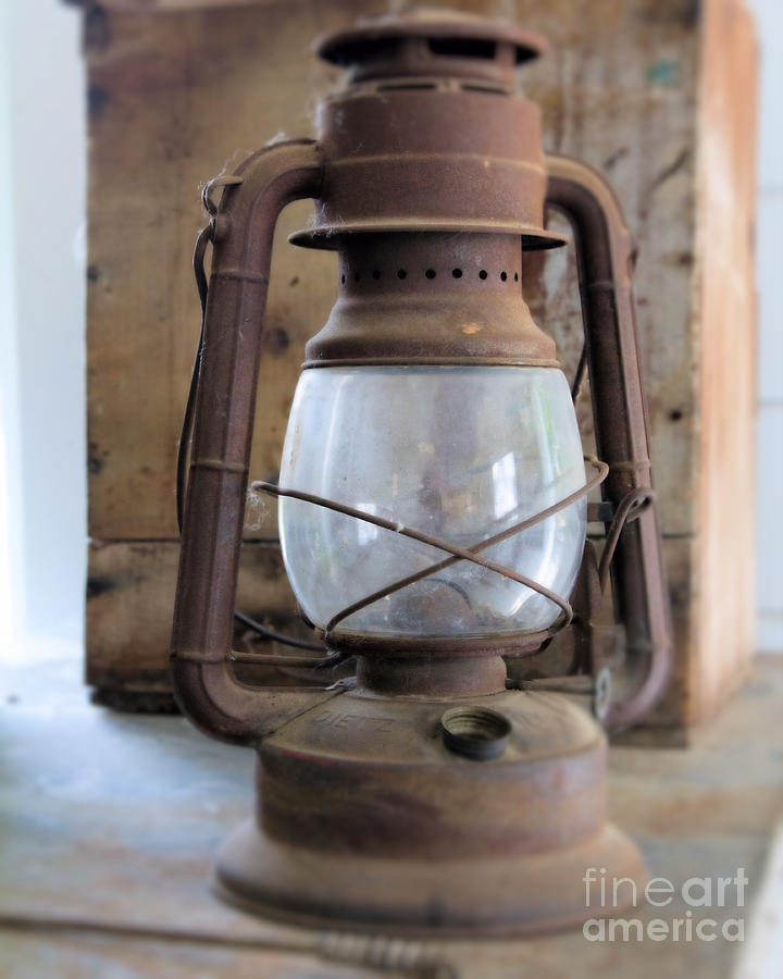 Old oil lamp Photograph by Agnes Caruso