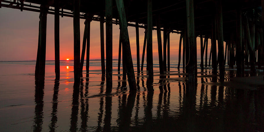 Old Photograph - Old Orchard Beach Fishing Pier Welcome To The Day by Betsy Knapp Old Photograph - Old Orchard Beach Fishing Pier Welcome To The Day by Betsy Knapp