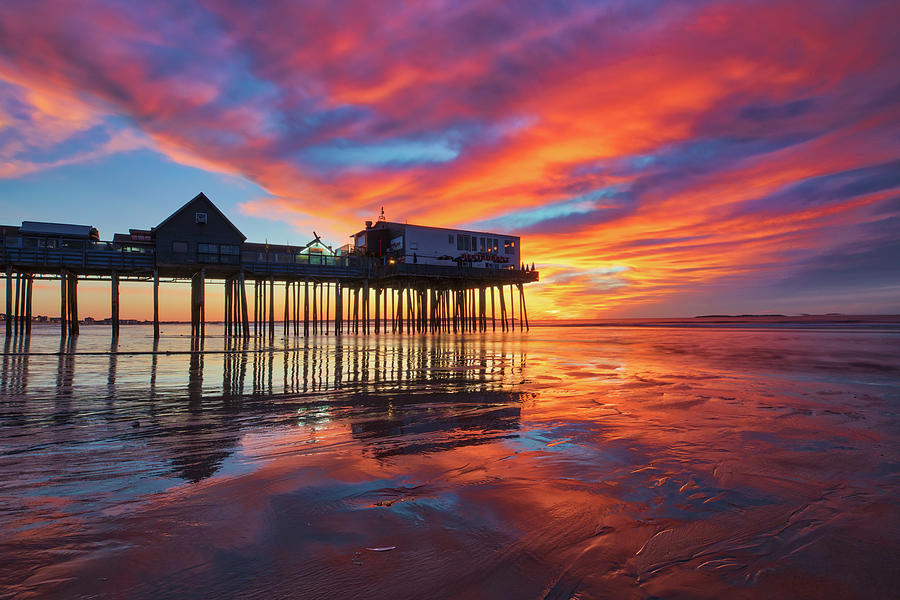 Old Orchard Beach Pier Photograph by Juergen Roth