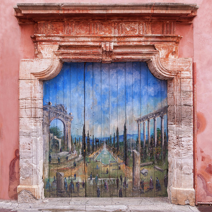 Old Painted Door Photograph - Old Painted Door by Michael Blanchette Photography