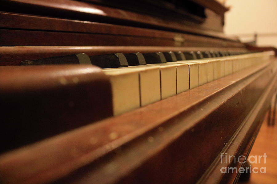 Old Piano Photograph by Erick Schmidt