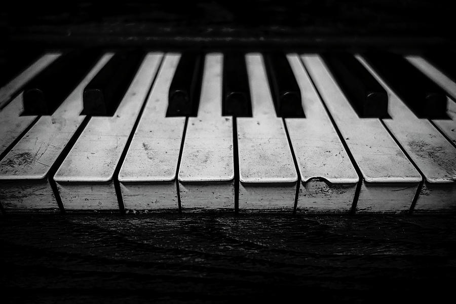 Old Piano Keys Photograph By Ann Powell