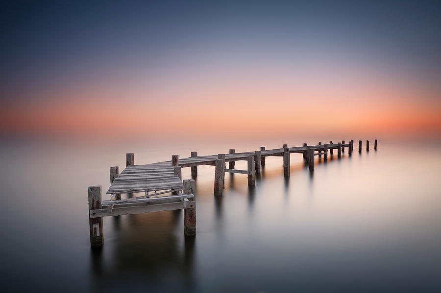 Old Pier II Photograph by Jose Beut